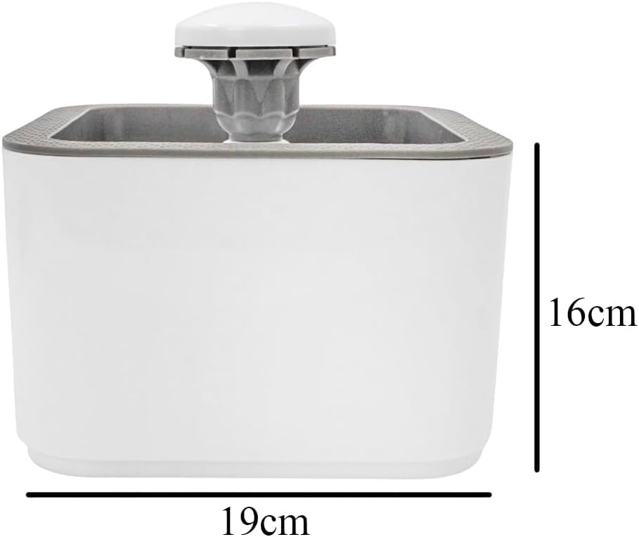 GION Cat Dog Water Fountain Water Dispenser 2.5L Automatic Pet Water Dispenser with 2 Carbon Filter Pad, Pet Drinking Fountain Quiet Filter for Cats and Small Dogs (1Pcs) 4
