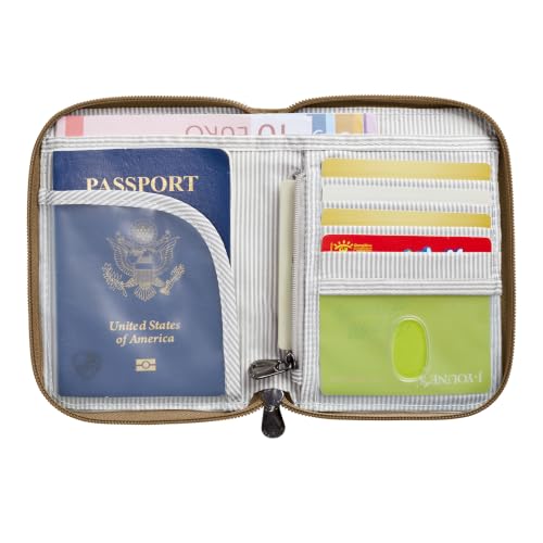 Image of Travelon RFID Blocking Passport Zip Wallet