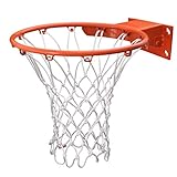 LIULU Standard Basketball-Netz for Indoor- und Outdoor-Basketball Stand 12 Buckle 21 Zoll White 2 Stück (kein Basketball-Feld) (Color : White, Größe : 200g/Pc)
