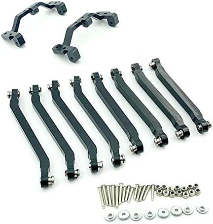 8ピースの金属製のシャーシプルロッドリンクサスペンションタイロッドmn D90 D91 D96 D99 D990 Ms 人気 Rc車のアップグレード部品 1 12 色 C