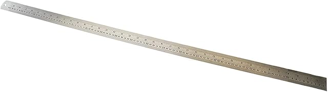 Large Stainless Steel Ruler Rule Measuring Measure Straight Edge 1 Metre 40" 100cm 1000mm Heavy Duty Robust