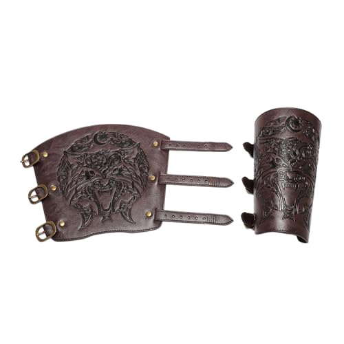 Muñequeras de caballero para disfraces de Halloween y accesorios de antebrazo de hombre