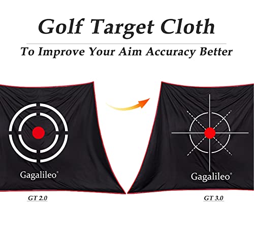 Golf Net System,Golf Hitting Net,Golf Backyard Driving Range,Golf Swing Net,Golf Practice Hitting Net,Portable Golf Net With Roof And Barrier Net,10X7X6Ft Black #TOP24