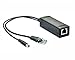 iCreatin Active 12V PoE power over ethernet Splitter Adapter, IEEE 802.3af Compliant 10/100Mbps, 12V output