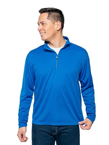 Men's Quarter Zip, with Built-in Insect Repellent3