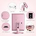 HOMEVER Makeup Mirror with Lights, Vanity Mirror 2x/3x Magnification 21 LED Lighted with Touch Screen, 180° Adjustable Rotation, Dual Power Supply, Portable Trifold Mirror Upgraded Version