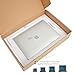 Laptop Shipping Box Secure Mailer Box with Foam Protection and Carry Handle Great For Computer Shipping, Fits Screen Sizes Up to 17.7 Inch