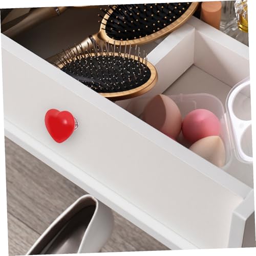 Boutons Poussoirs Cœurs pour Toilette Solution Rinçage Facile 6 Pcs - 6