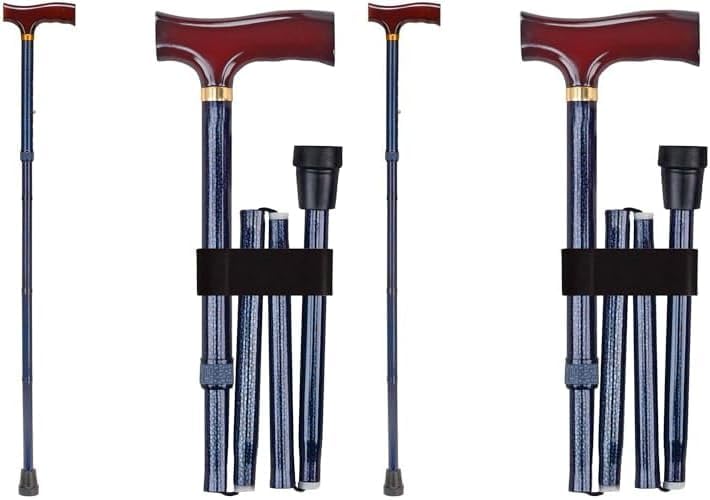 DMI Bastón plegable de diseñador, bastón para caminar, bastón plegable para hombres y mujeres, apto para FSA y HSA, bastones para personas mayores,