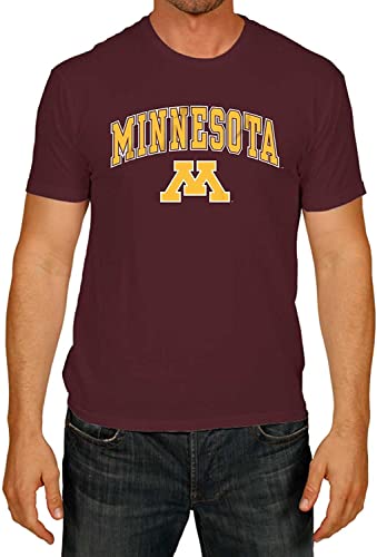 Collegiate Premium Cotton Short-Sleeve T-Shirt - Adult Sizes (as1 Alpha x_l Regular Regular Minnesota)