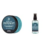 The Body Shop Peppermint Cooling Foot Spray and Peppermint Intensive Cooling Foot Rescue, 3.5 Fl Oz