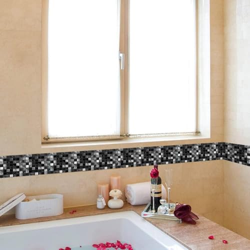 neukids mosaico negro para bordes de pared y rodapiés 5