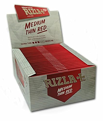 Rizla King Size rouge papier à rouler facile pour éviter les déchirures