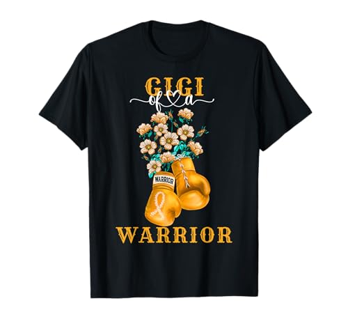 Gigi Of A Warrior Child Cancer Awareness Support Squad T-Shirt
