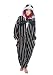 Disfraz de Pesadilla antes de Navidad, Jack Skellington, esqueleto, mono, para hombres...