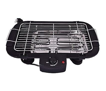 IK Electric Barbeque Grill Tandoor for Outdoor/Indoor Cooking (Black)