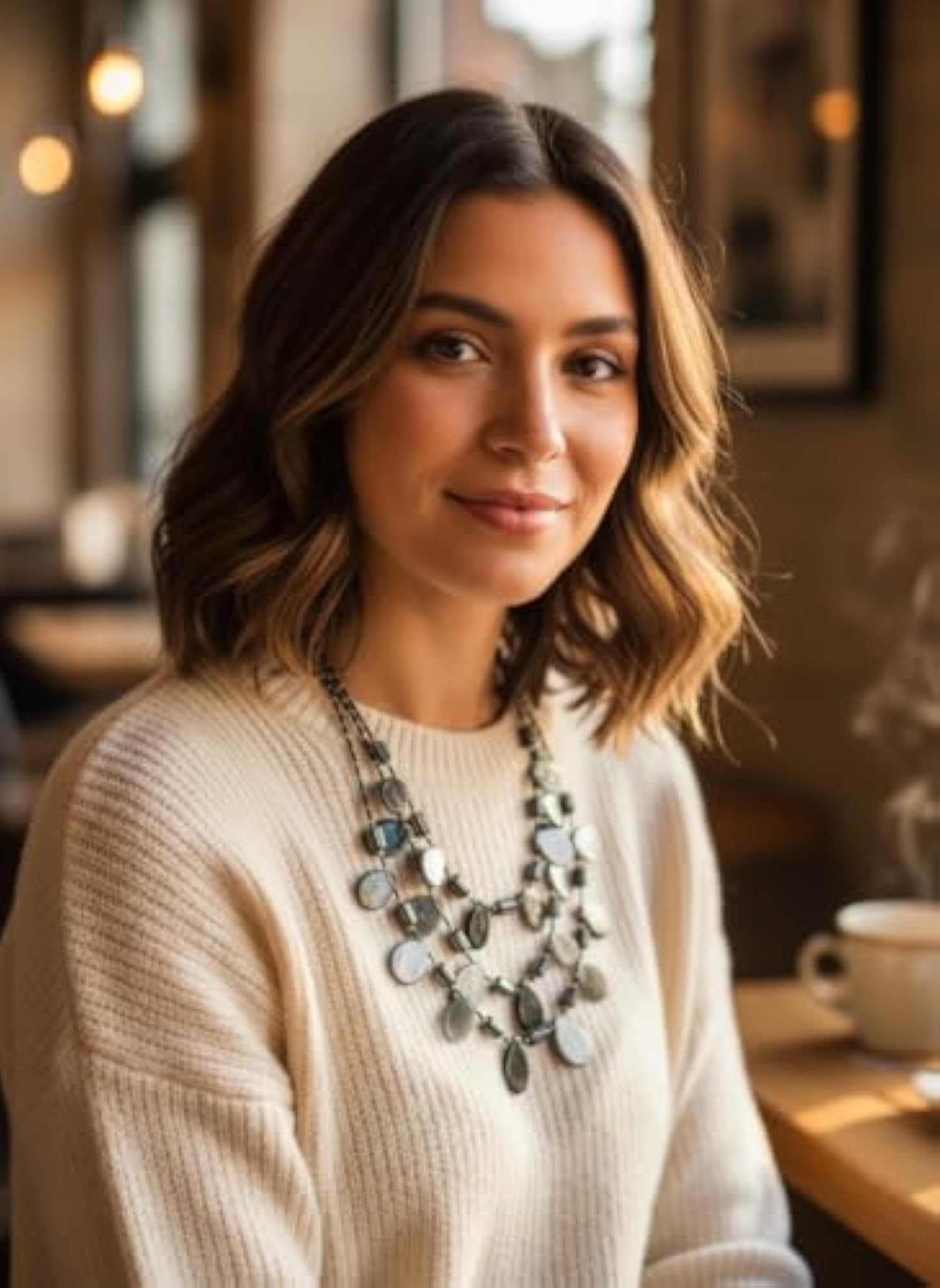 Women's Western Stylish Boho Layered Necklace, Trendy Design