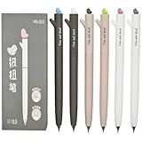 Maydahui 12 PCS Tree and Bird Rollerball Gel Pens Novelty Animal Pen Cute Branch Pens Low Center of Gravity Double Bead CS Quick Drying Black Ink for School Party Office