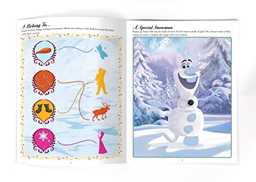 Disney Frozen Sticker Book Treasury - Activity Books for kids, 350 reusable stickers, 96 pages of fun - Image 8