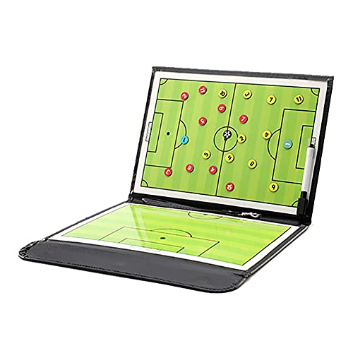 Pizarra Táctica De Fútbol Tablero De Estrategia Tablero de comando de entrenamiento de entrenamiento de la placa de entrenamiento del tablero de la placa de entrenamiento del fútbol magnético portátil Cover