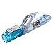 CalExotics Waterproof Jack Rabbit – Rabbit Vibrator With Rotating Shaft – Vibe Sex Toys for Couples – Adult Clitoral & G Spot Massager – Blue