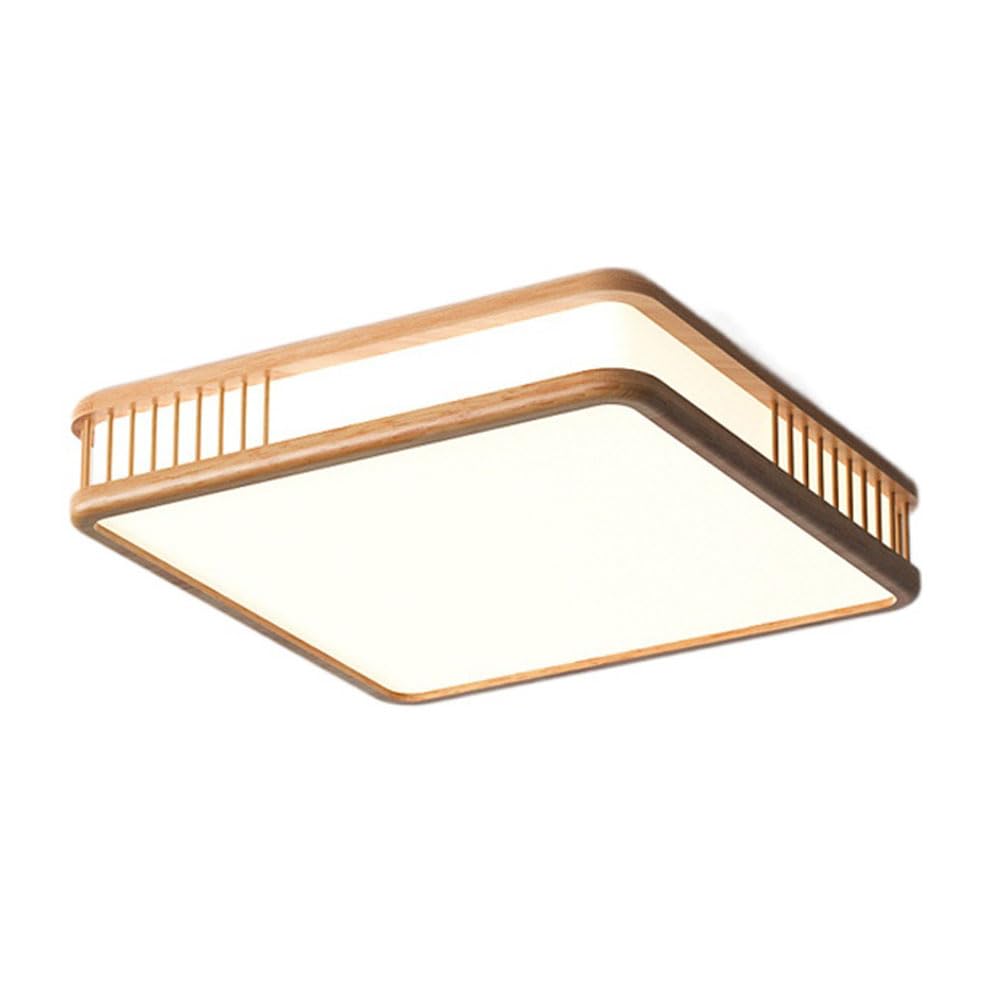 Nordic salon podtynkowy sufitowy 27W blisko światła prostokątny żyrandol oprawa z bali oświetlenie Led domu do kuchni przedpokój szafa łazienka/50Cm