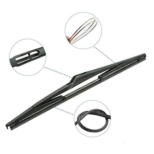 Limpiaparabrisas trasero de 12" para Volvo V50 2004 a 2012 con juego de brazo y escobilla DEHIWI 6