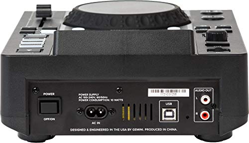 Gemini MDJ-500 | DJ CD Media Player | MP3 USB - Mit 4.3 Zoll LCD Display - Image 5