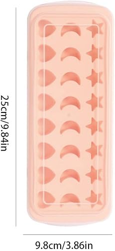 Miniatura 2 de Ramadan Mubarak - Moldes para cubitos de hielo, molde de silicona para cubitos de hielo, mini corazón y luna, forma de vela, jabón, pastel, para