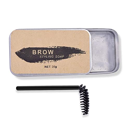 NiceButy Crema Elegante con Cejas, jabón de Cejas con Cejas Salvaje de Cejas con Cera Color Crema de Cejas Natural incoloro para jabón Elegante Cover