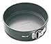 Kitchen Craft Master Class Molde tarta redondo Desmontable, Acero, Negro, 30 cm