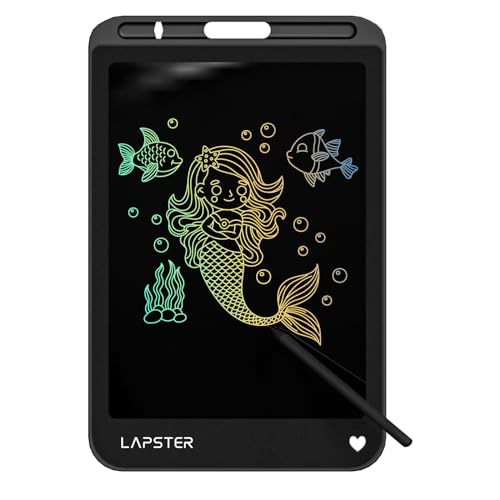 Lapster Multicolour LCD Writing Tablet 8.5 inches Screen Slate for Kids,and Writing pad for Kids(Black)