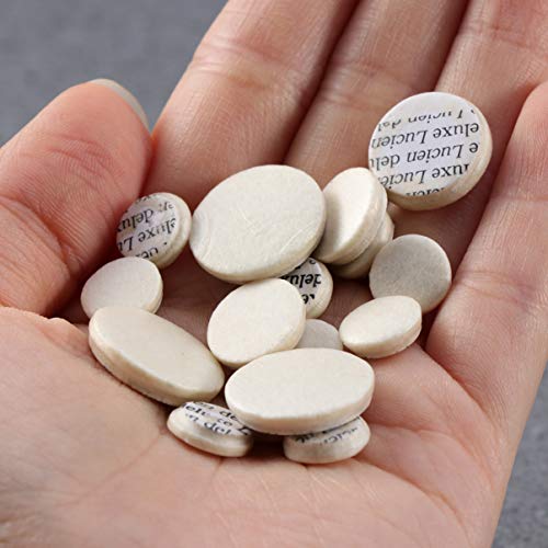 Generic 17 Pcs Compacto Premium Almofadas Clarinete Clarinete Bocal Patches Pads Almofadas ( Branco