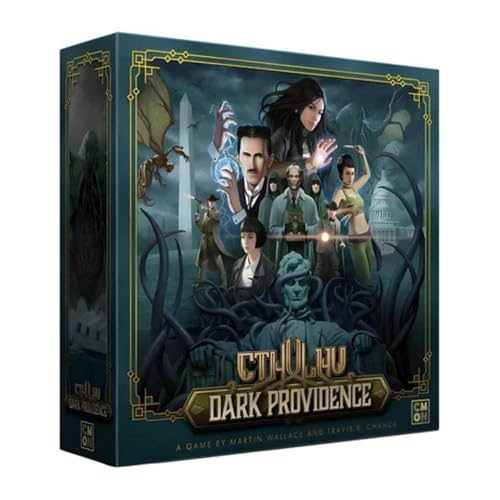 Cthulhu: Dark Providence Board Game - Secret Alignment Deckbuilding Game, Immersive Strategy Game for Kids & Adults, Ages 14+, 1-5 Players, 90 Minute Playtime, Made by CMON by CMON - Used condition - US$44.64