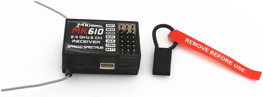 MK610 receiver with bind plug inserted