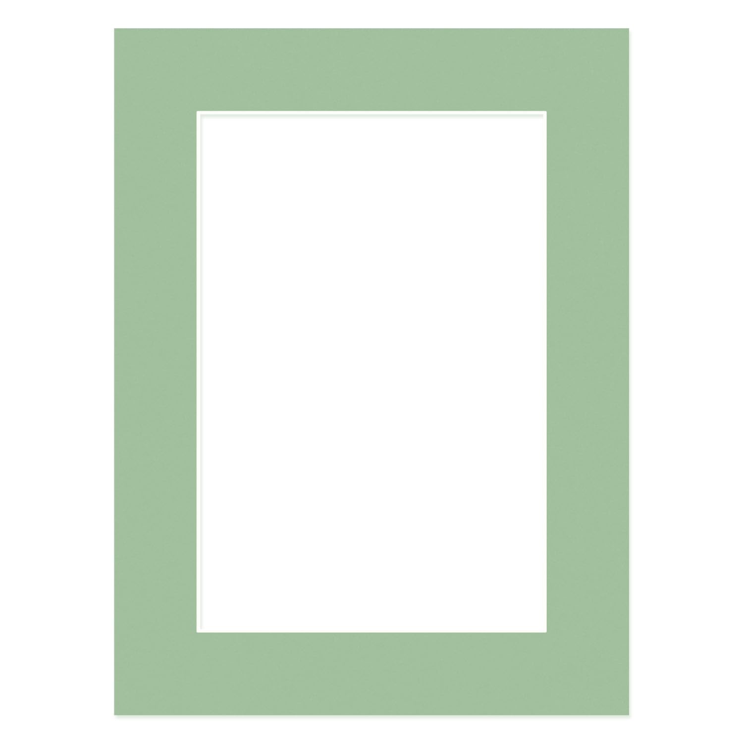 Alison Kingsgate 16x12" Sage Green Picture Mount for 12x8" Aperture — image 1