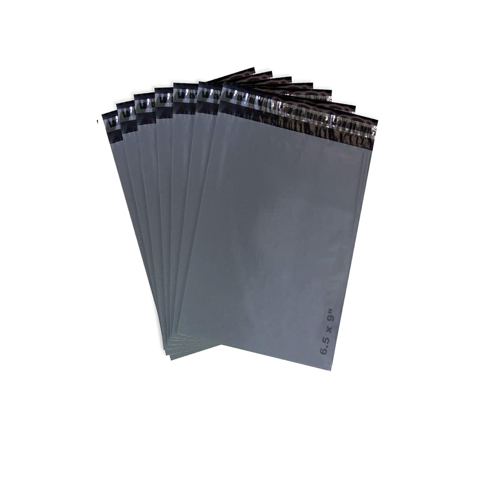100 x Grey Mailing Bag Postage Bags with Waterproof Plastic Bag (6.5" x 9 ") L1014-100
