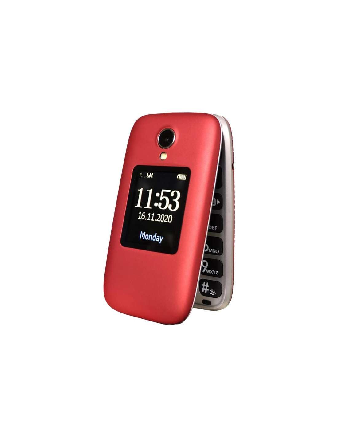 Telefunken S560 -desbloqueado, Teléfono móvil, Rojo
