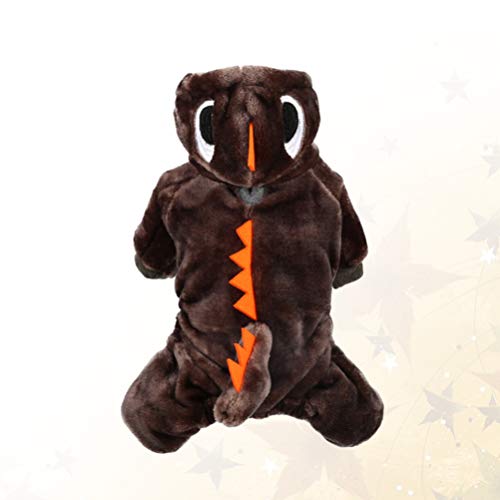 Popetpop Fantasia de Dinossauro Cinza Roupas Roupas de Inverno Jaqueta Inverno Roupas Roupas de Esti