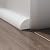 Flexible Quad Moulding, Peel and Stick, Corner Moulding Trim, Waterproof Rubber Quad Moulding, Suitable for Use on Floors, Bathrooms and Countertops (0.7” W x 0.86” H x 158” L,White)