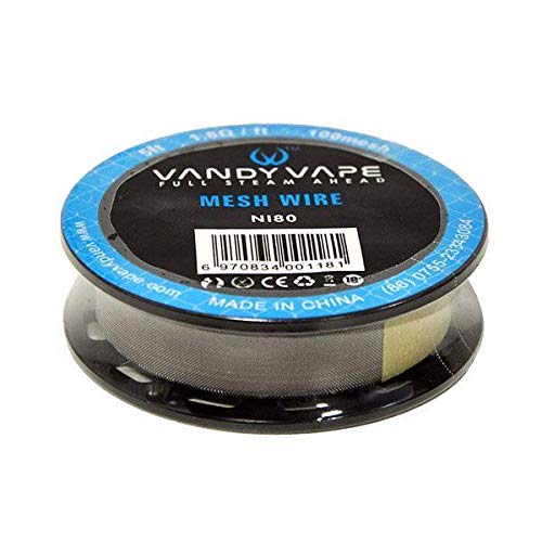 Vandy Vape Ni80 Mesh Wire 100 Mesh : Amazon.it: Salute e cura della persona