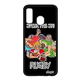 utaupia Coque Silicone j'peux Pas J'Ai Rugby A40 Comique Smartphone Case BD Humour Coupe d'europe Drole Etui Made in France Samsung Galaxy