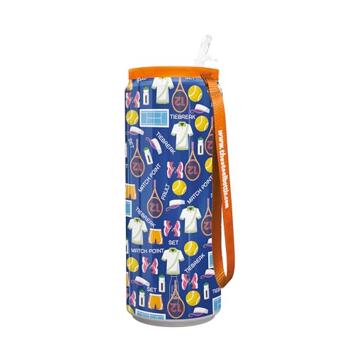 The Steel Bottle - Bottiglia Termica Tin Sport Series In Acciaio Inox, Isolamento Sottovuoto A Doppia Parete, Capacità 450 Ml, Chiusura Ermetica, Borr