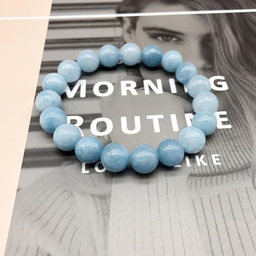 Pulseras de cuentas para hombre y mujer estilo yoga elástica 6
