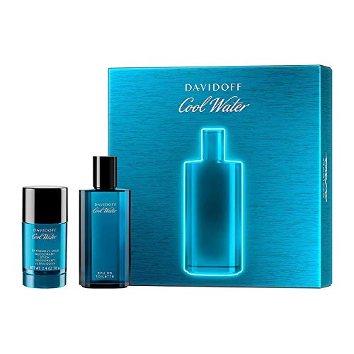 Preisvergleich Produktbild Davidoff Cool Water Geschenkset 125ml EDT + 70g Deodorant Stick