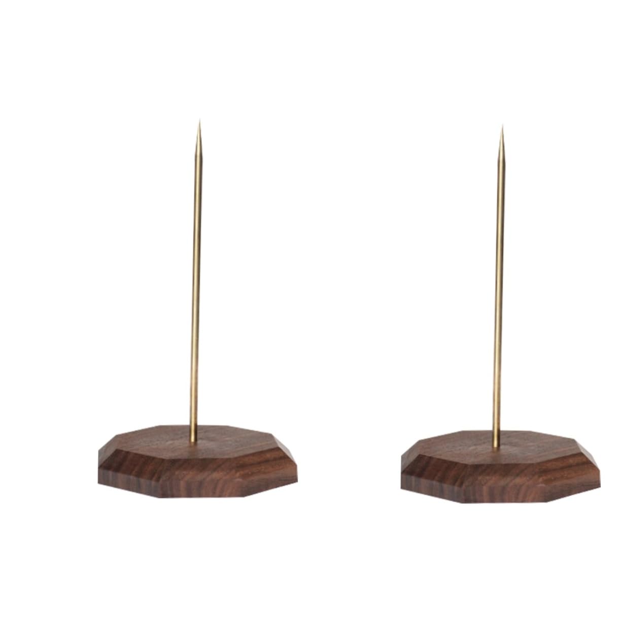 Gatuida 2pcs Invoice Organizer Caddy File Holder Organizer Straight Pole Paper Holder Restaurant Receipt Fork