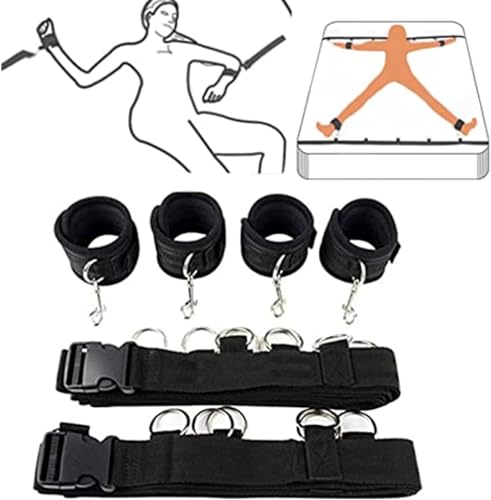 WreGmgg CinturóN De Fitness del Dormitorio, Kit De PráCtica De Cama De Yoga, CombinacióN De Fitness De Yoga, Regalo De Pareja - H