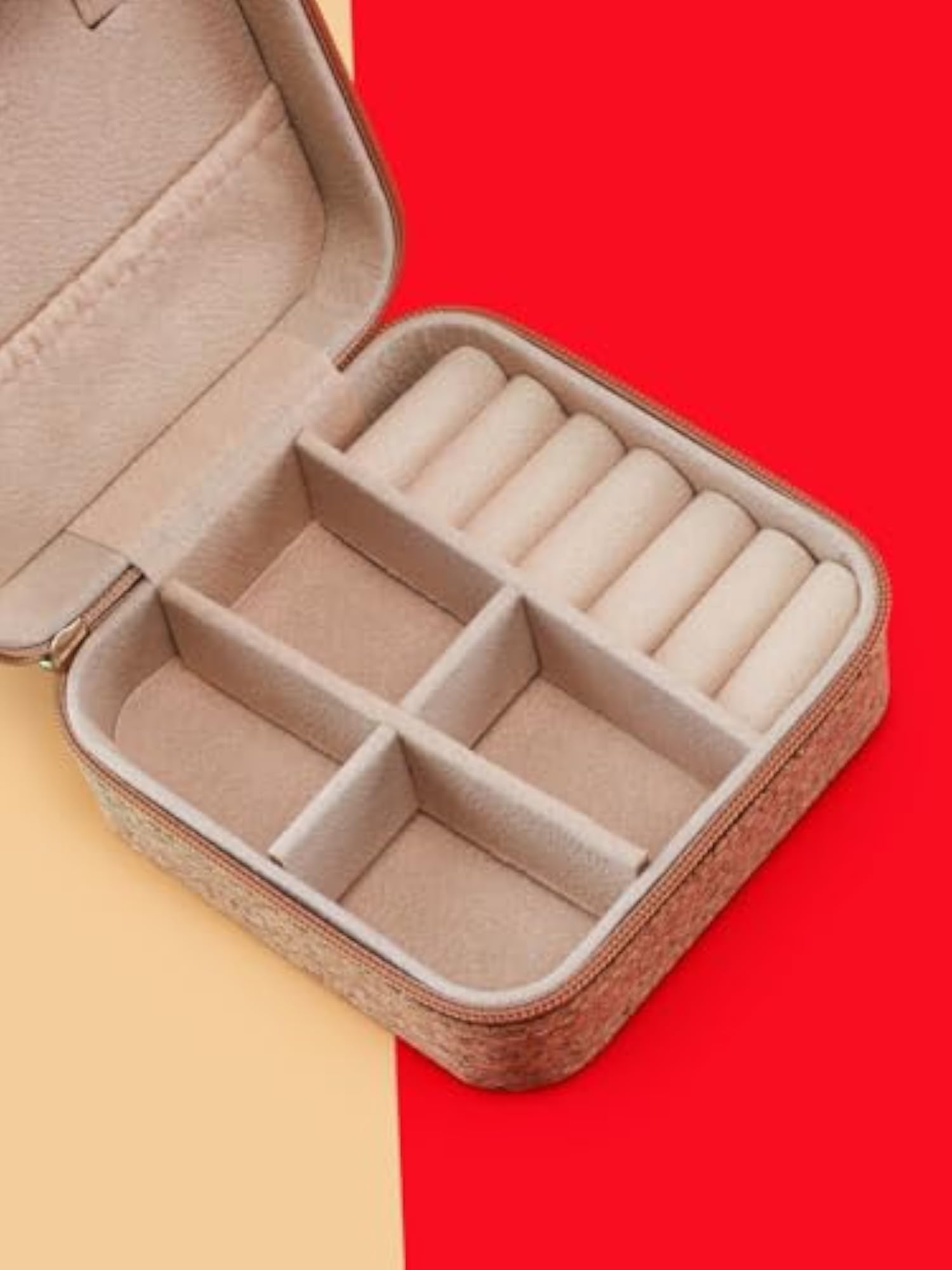 Portable Travel Jewelry Box, Small Organizer