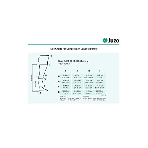Juzo Basic 4411Ag 20-30Mmhg Thigh-High Open Toe Compression Stocking,Beige,2 (Ii) #TOP1