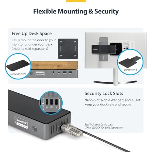 Evita la falta de puertos con la estación de acoplamiento USB-C StarTech 6